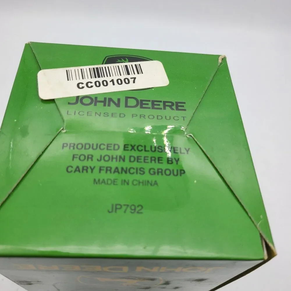 John Deere & Cobane Studio Santa's Joy handmade-painted glass Ornament limited